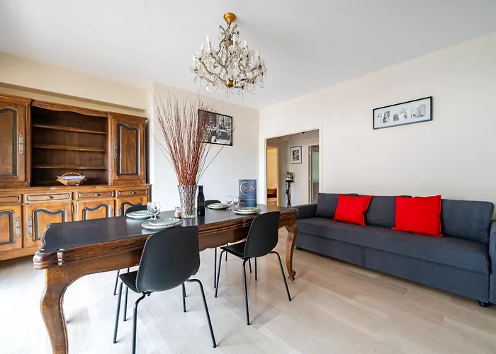Grand 3 Pieces Calme - - Garage Appartement Nice